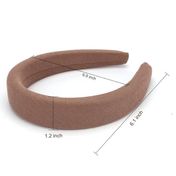 Padded Hair Headbands Women Girls Soft Fabric Thick Hair Accessories Set